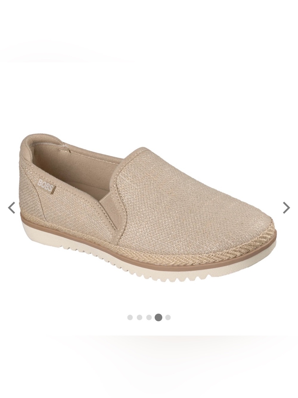 Skechers BOBS Flexpadrille LO - Shiny Spritz Beige
